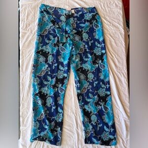 Vintage for summer beach Victoria’s Secret Floral Tie Pants Sz M